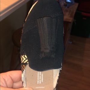 Toms woven slides with tassels